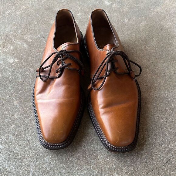 Peter Huber Dress Shoes Brown Leather Men’s Size 9.5 main image 11